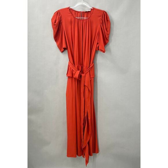 43. Ulla Johnson Marion Midi Dress Womens 12 Boho Chic Cottagecore Elegant - Picture 2 of 10